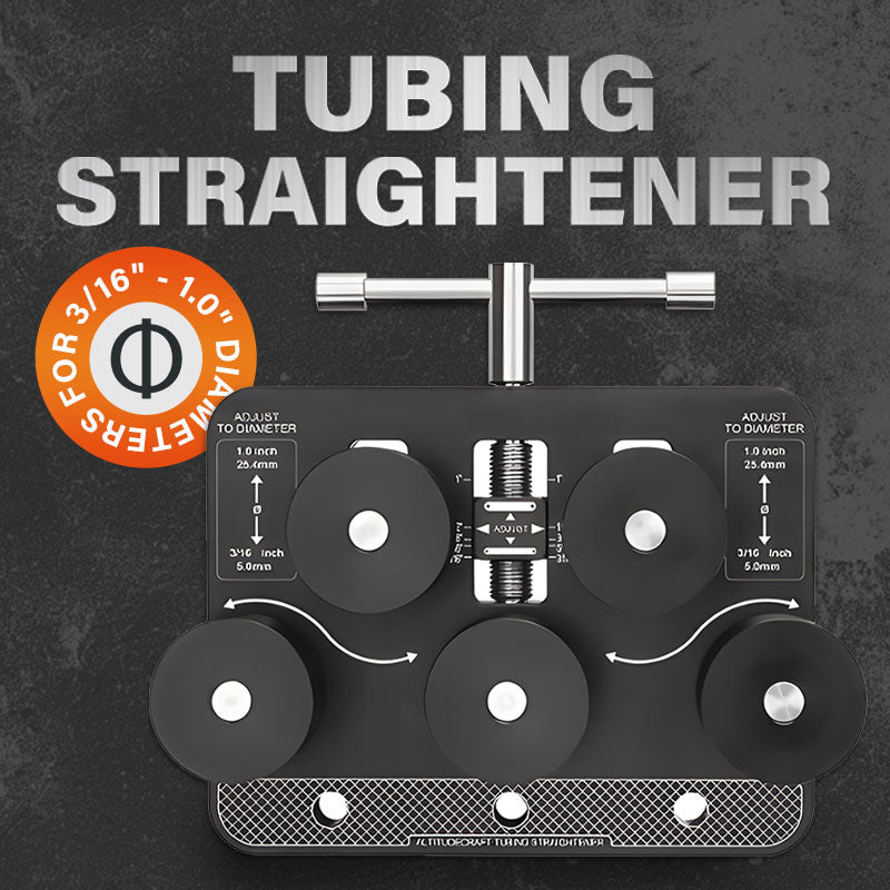 Brake Fuel Line Tubing Straightener for 3/16" - 1.0" Diameters