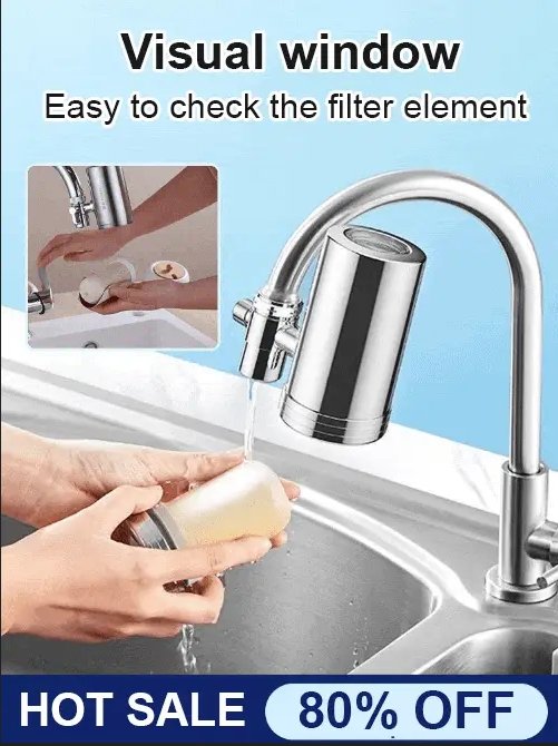 Stainless Steel Household Faucet Water Purifier
