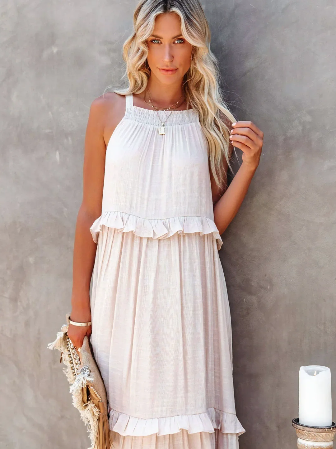 SORELLINA™ Ruffle Breeze Maxi Dress