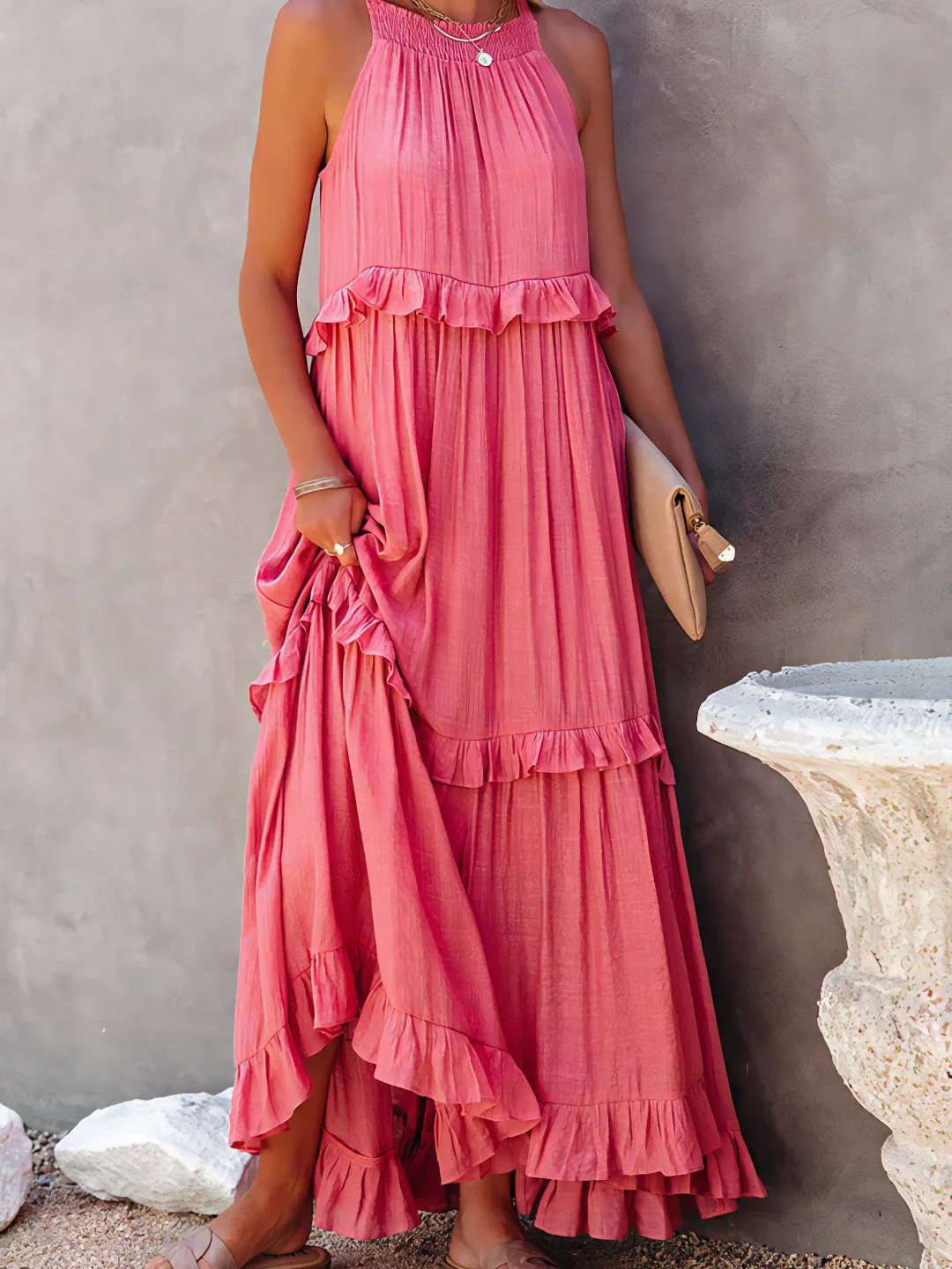 SORELLINA™ Ruffle Breeze Maxi Dress
