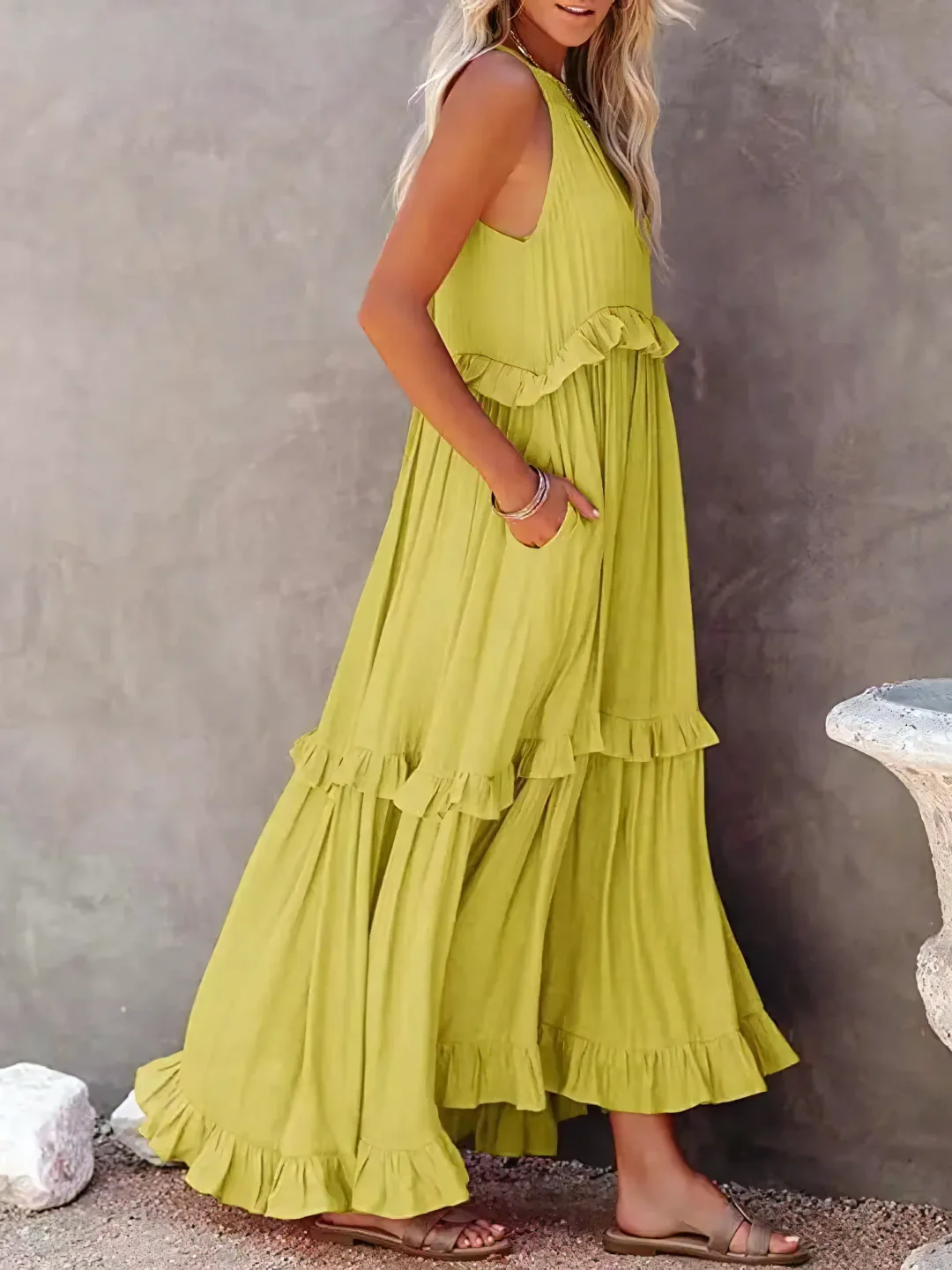 SORELLINA™ Ruffle Breeze Maxi Dress