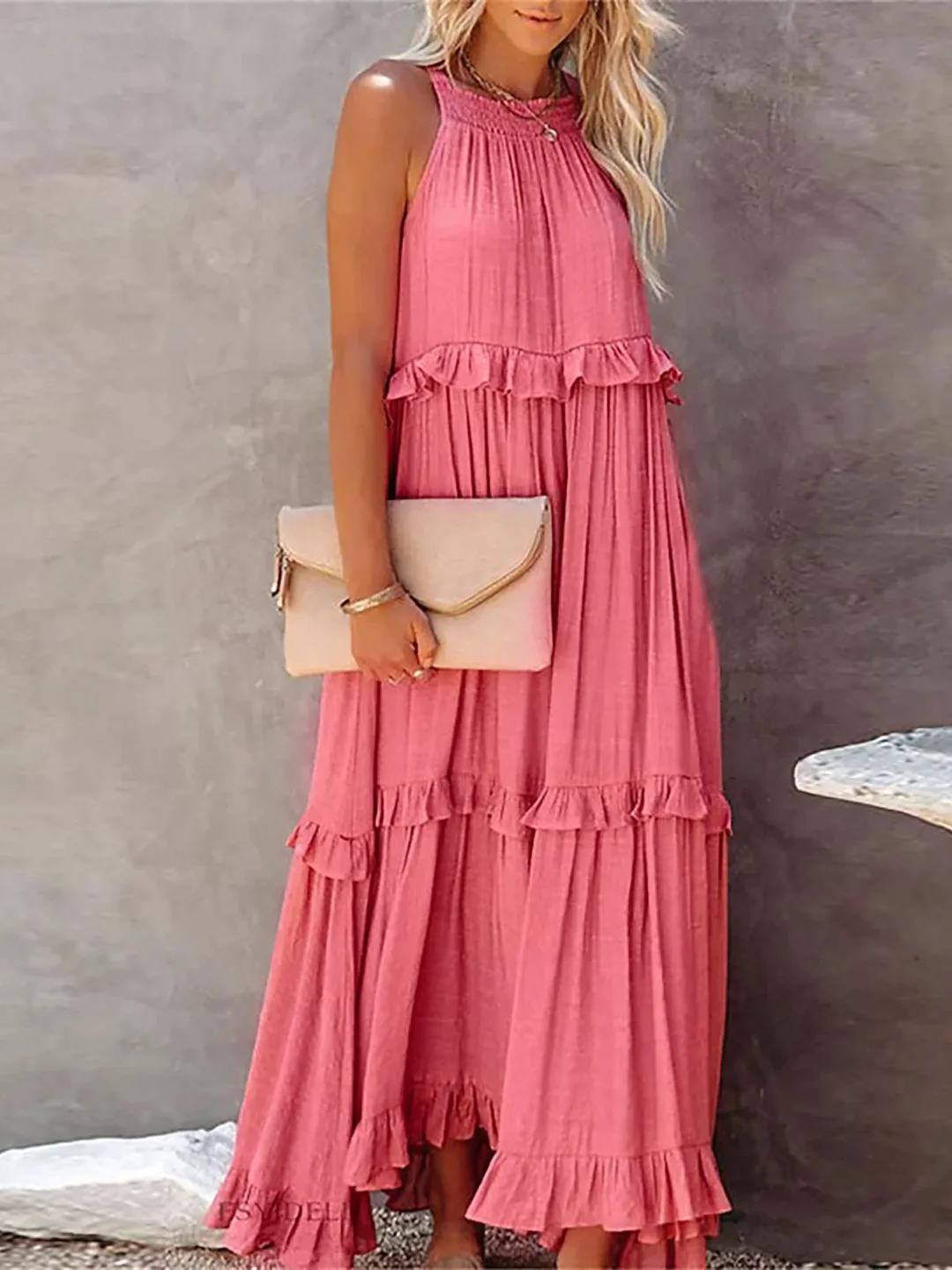SORELLINA™ Ruffle Breeze Maxi Dress