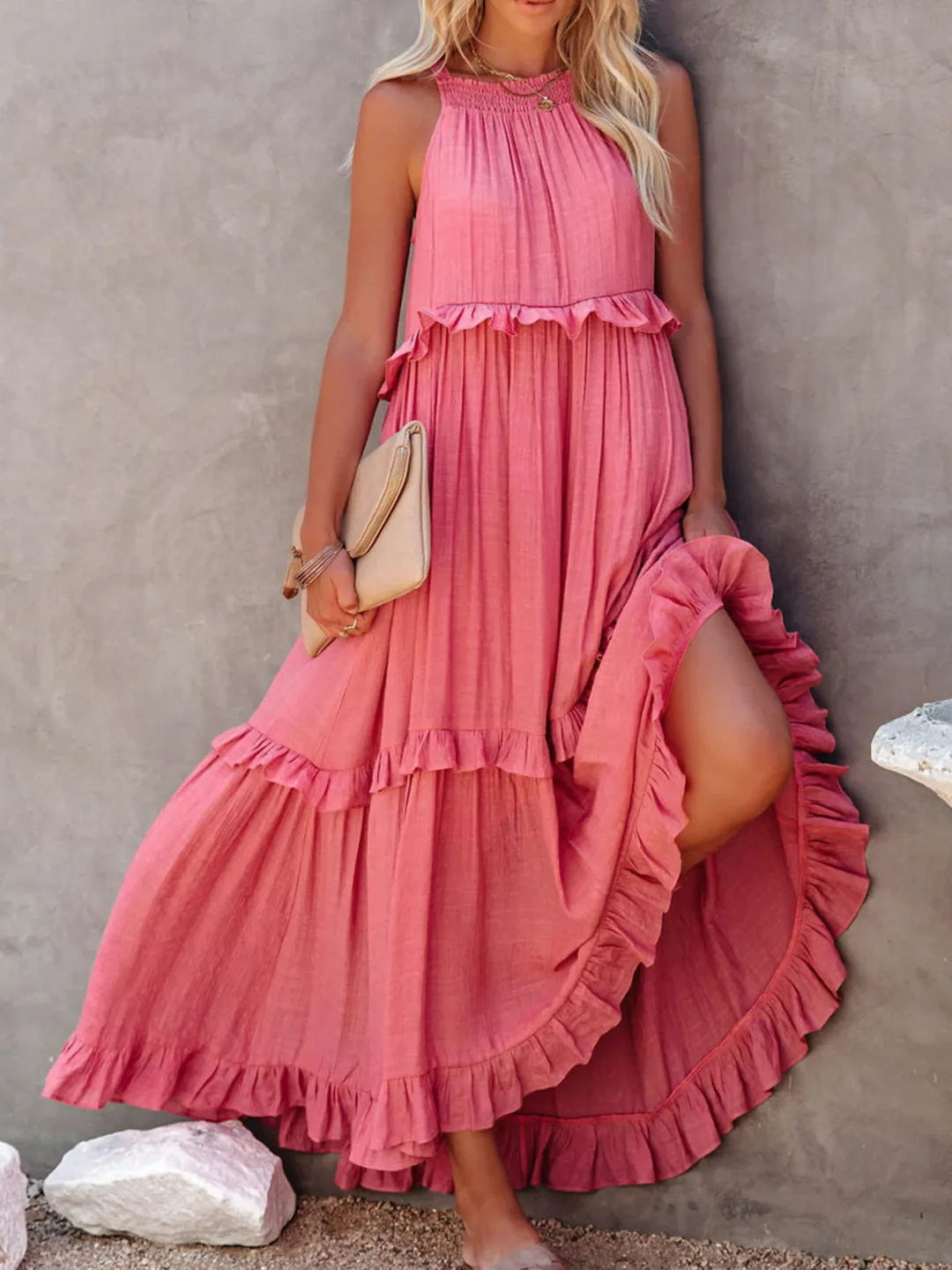 SORELLINA™ Ruffle Breeze Maxi Dress