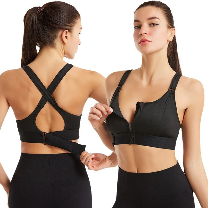Lora™ - Zip Fit Sports Bra Anti-Sweat