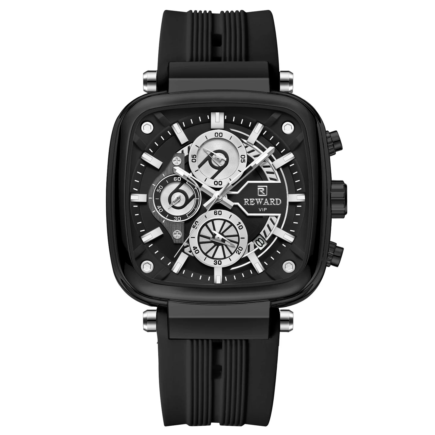 Stravon Square Chrono Sport Watch