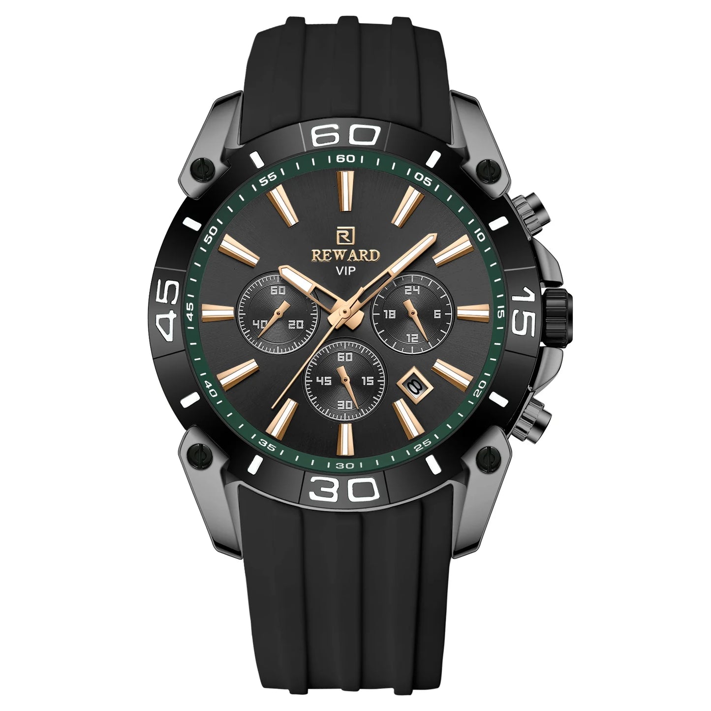 REWARD-Montre-bracelet étanche pour homme, chronographe Shoous, date, nouvelle mode