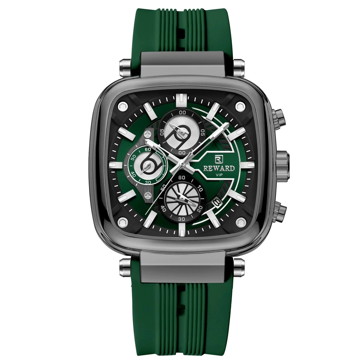 Stravon Square Chrono Sport Watch