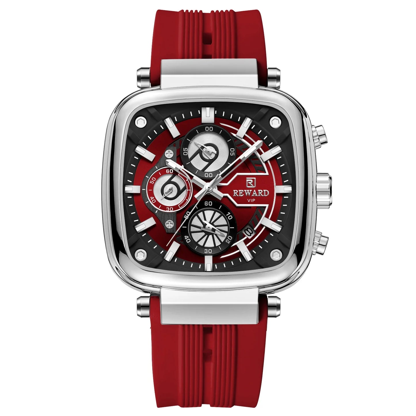 Stravon Square Chrono Sport Watch