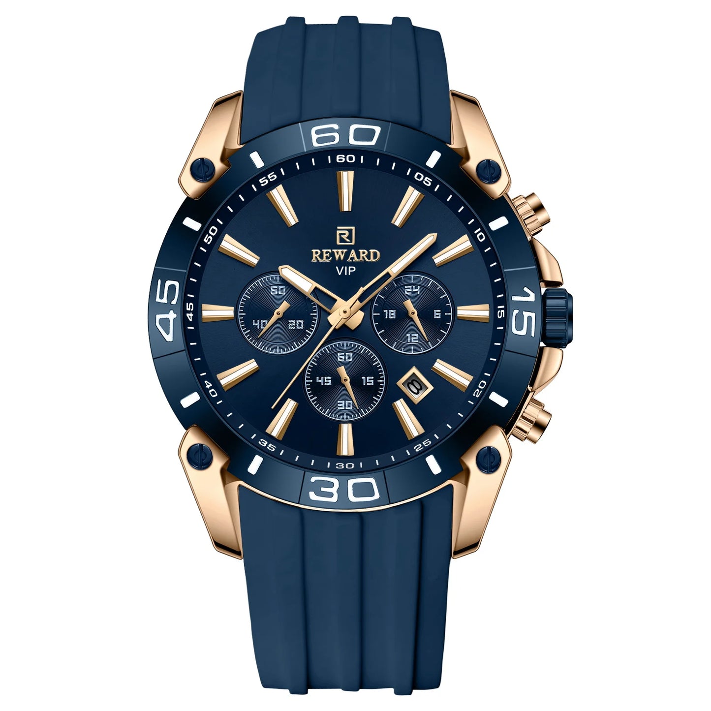 REWARD-Montre-bracelet étanche pour homme, chronographe Shoous, date, nouvelle mode
