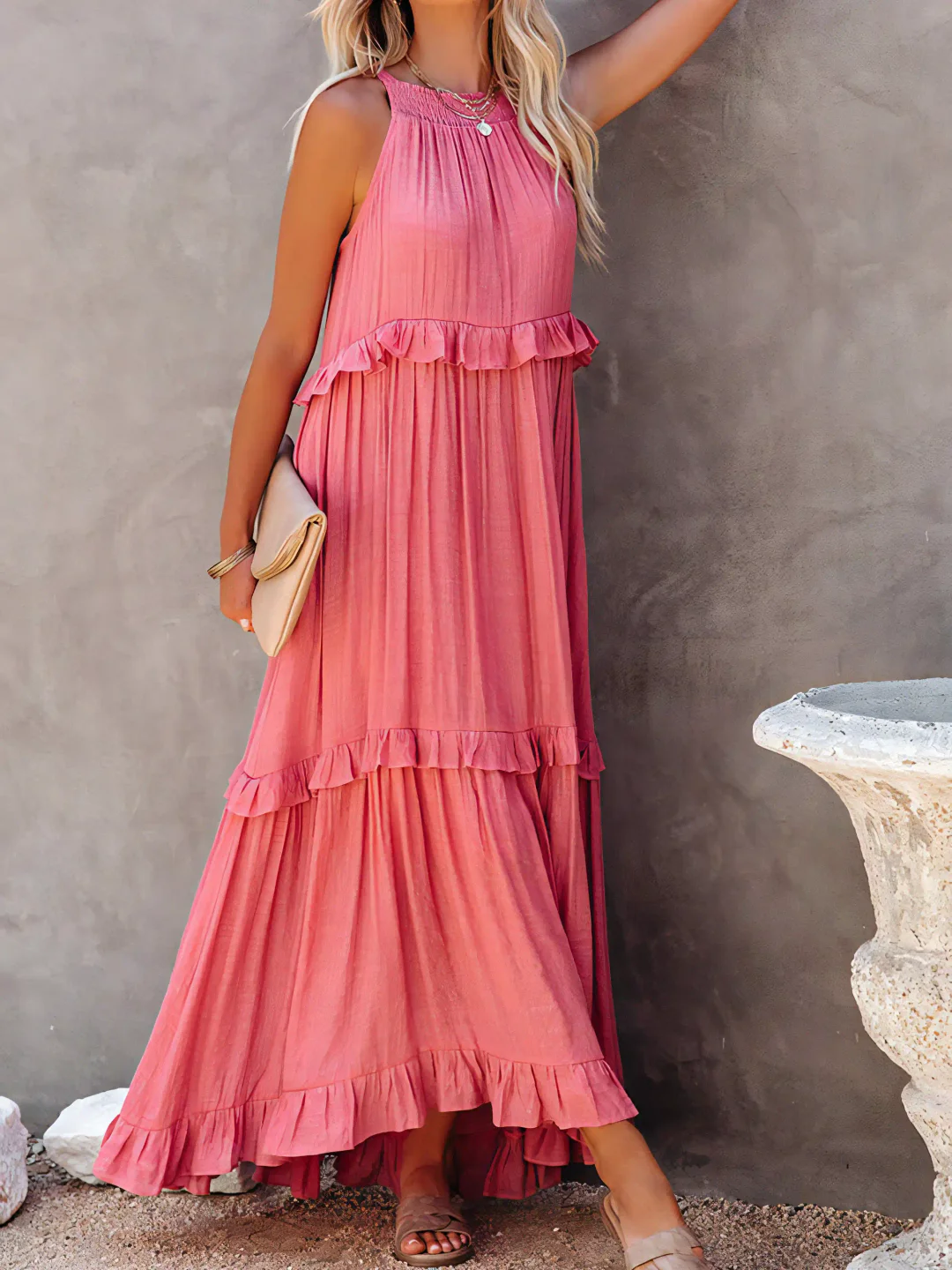 SORELLINA™ Ruffle Breeze Maxi Dress