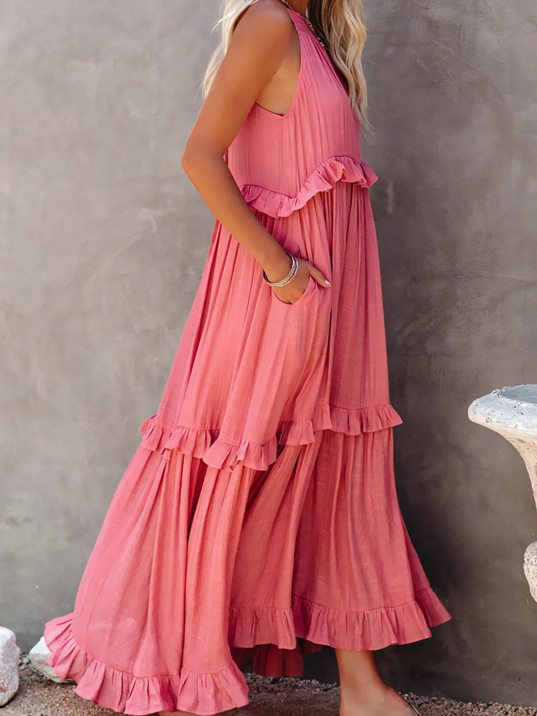 SORELLINA™ Ruffle Breeze Maxi Dress