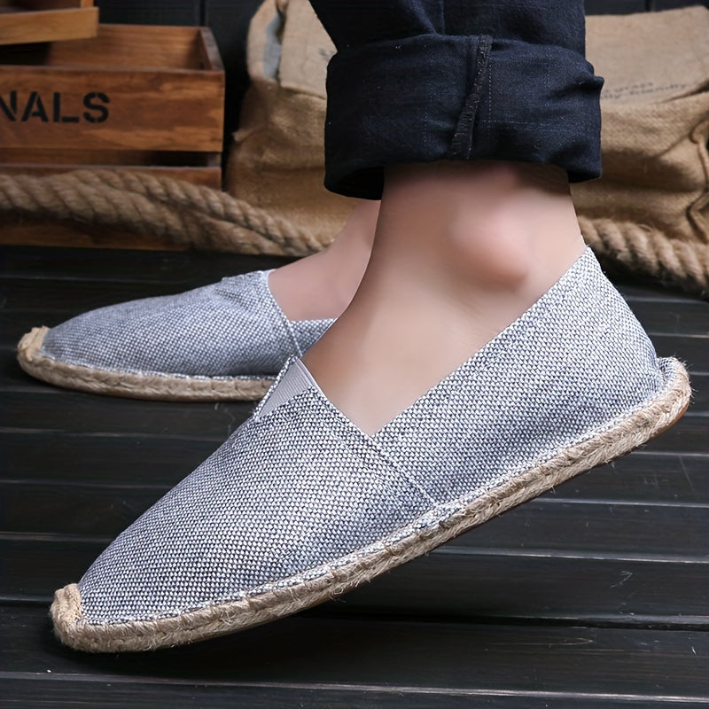 Sebastian™ | Classic Linen Espadrilles