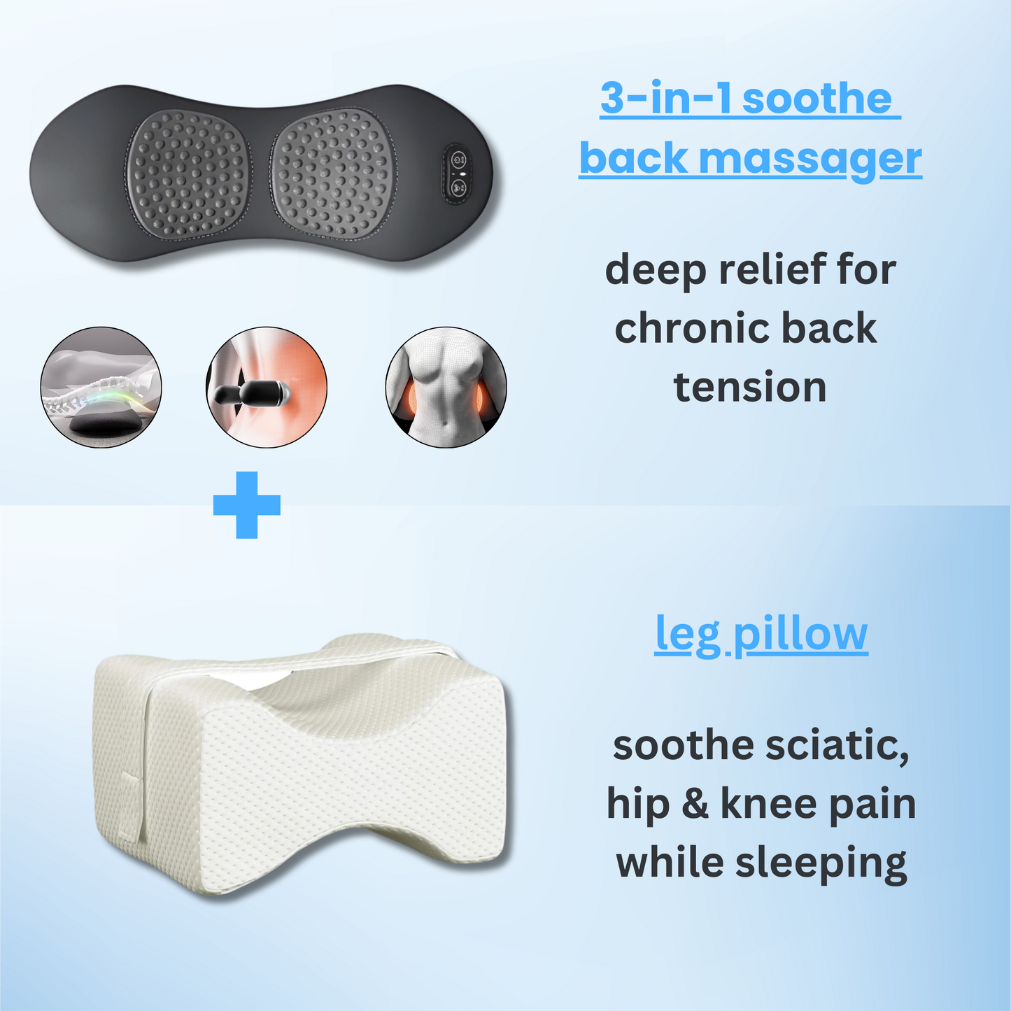 Soothe 3 in 1 Ultimate Back Massager
