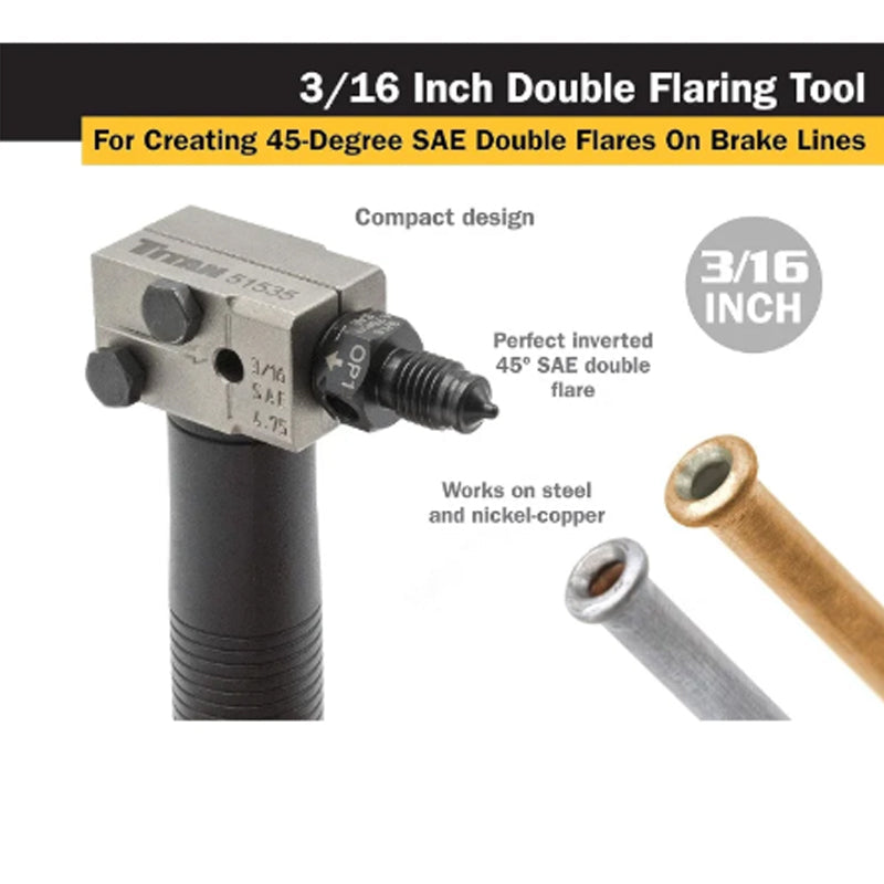 Universal Brake Line Flaring Tool Kit for Vehicles