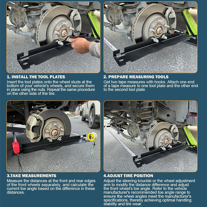 Stainless Steel Wheel Alignment Tool Plate