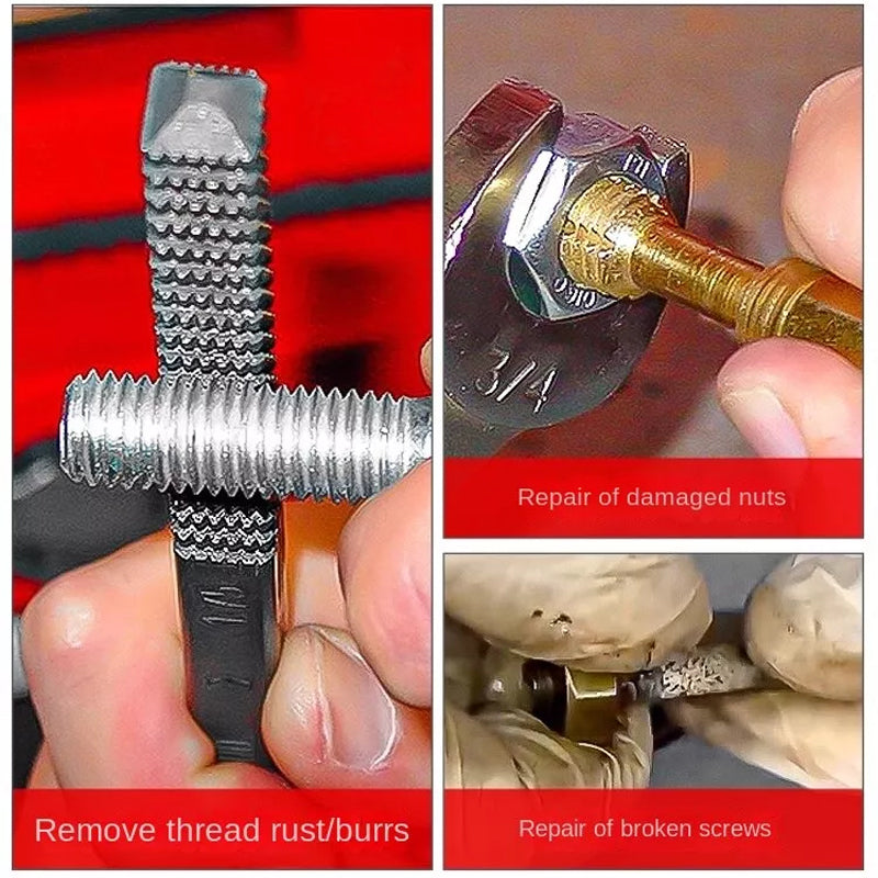 LAST DAY 50% OFF | Nut Screw Thread Repair Tool Set