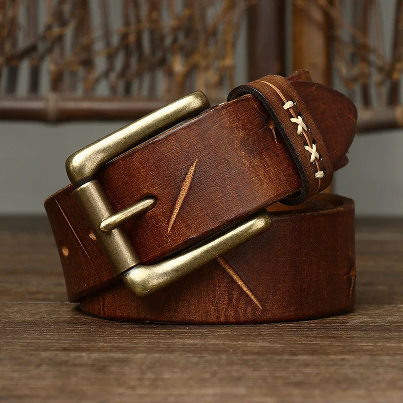 MARCELLO™ Vintage Buffalo Leather Belt