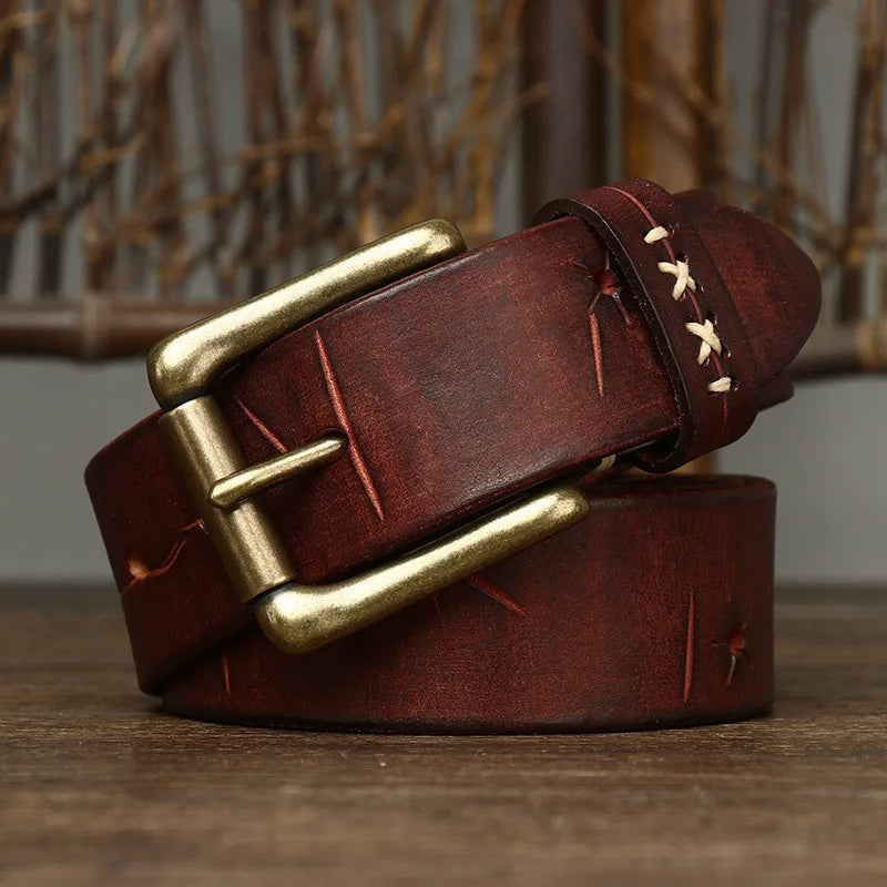 MARCELLO™ Vintage Buffalo Leather Belt