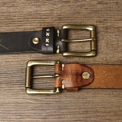 MARCELLO™ Vintage Buffalo Leather Belt