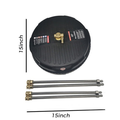Multipurpose Pressure Washer Surface Cleaner with 2PCS Wand