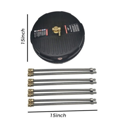 Multipurpose Pressure Washer Surface Cleaner with 2PCS Wand
