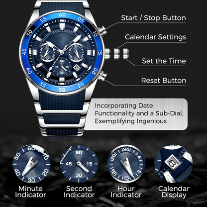 KRONOVOX™ MULTIFUNCTIONAL CHRONOGRAPH WATCH