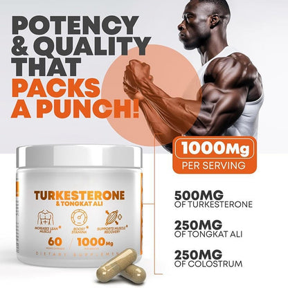 Mivoza™ Turkesterone & Tongkat Ali Supplement 1000mg