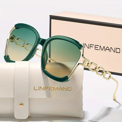 Empress Chain-Link Sunglasses
