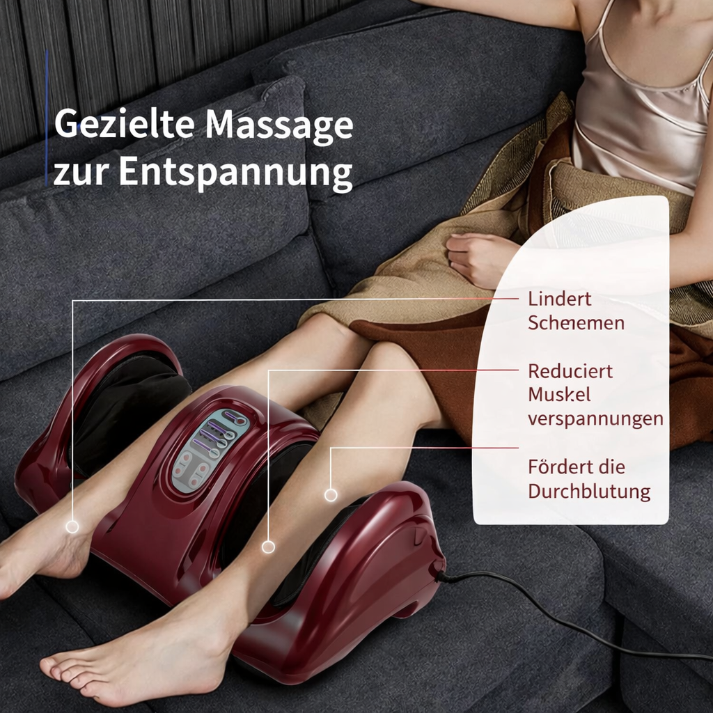 MedicPure Shiatsu Fuß- & Beinmassagegerät – Intensive Tiefenmassage