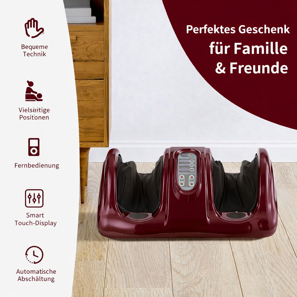 MedicPure Shiatsu Fuß- & Beinmassagegerät – Intensive Tiefenmassage
