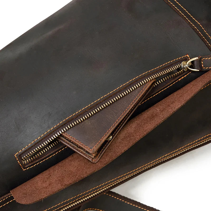 Premium Handmade Leather Sling Bag Fanny Pack