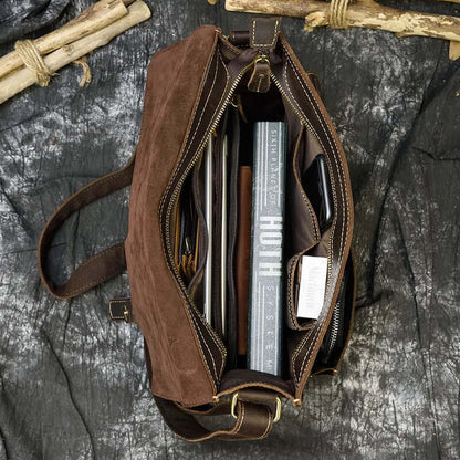 Leather Shoulder Messenger Bag