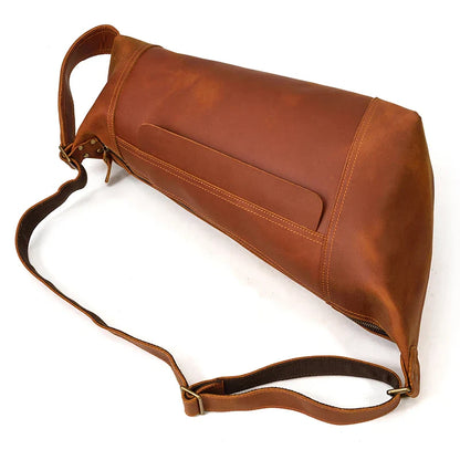 Premium Handmade Leather Sling Bag Fanny Pack