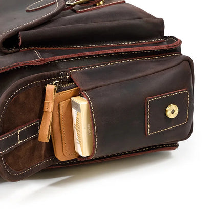 Full Grain Leather Mens Briefcase