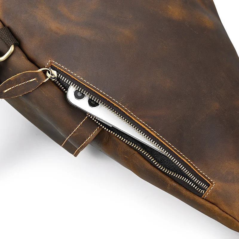 Leather Convertible Backpack Crossbody Bag Fanny Pack