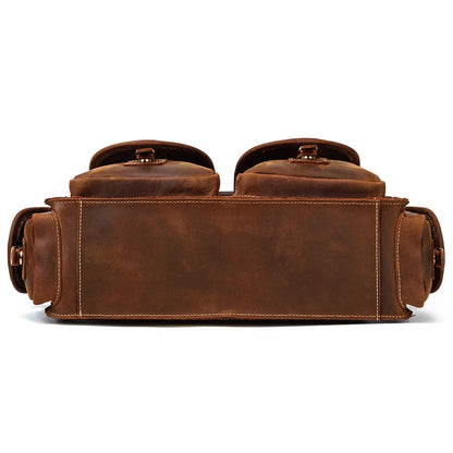 Full Grain Leather Mens Briefcase