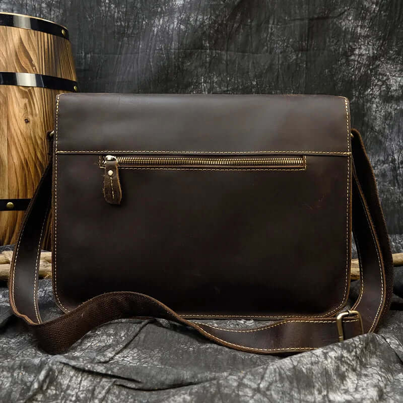 Leather Shoulder Messenger Bag