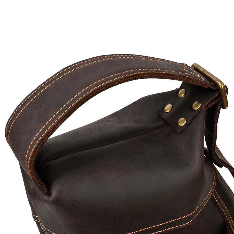 Premium Handmade Leather Sling Bag Fanny Pack