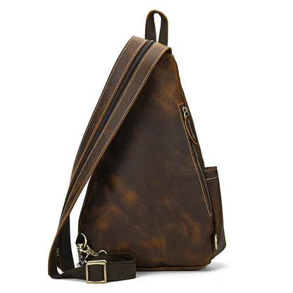 Leather Convertible Backpack Crossbody Bag Fanny Pack