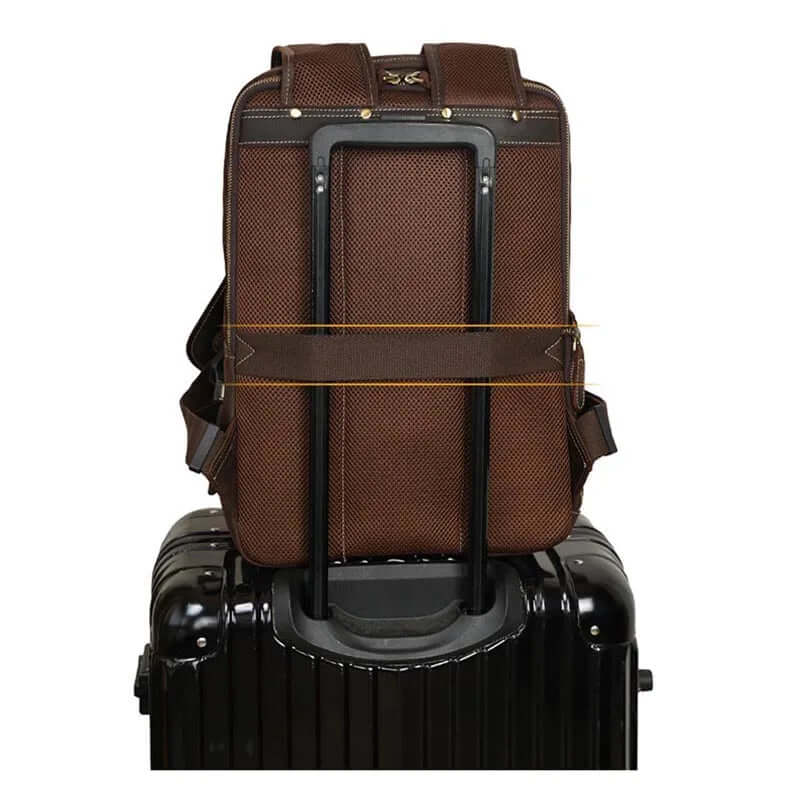 Minimalist Leather Backpack
