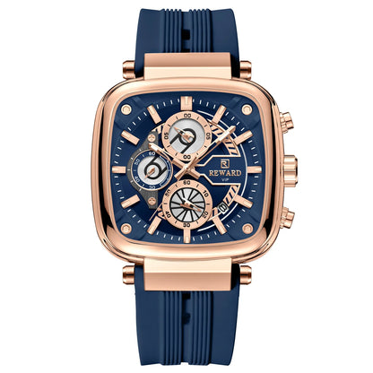 Stravon Square Chrono Sport Watch
