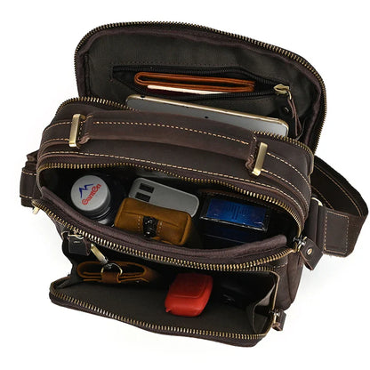 VALTORA™ leren crossbody slingtas