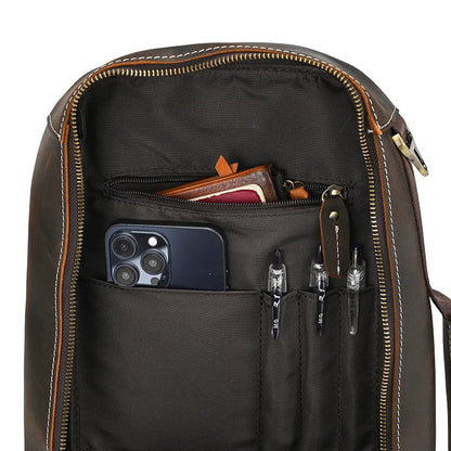 Handmade Top-Grain Leather 3-Way Bag Fanny Pack