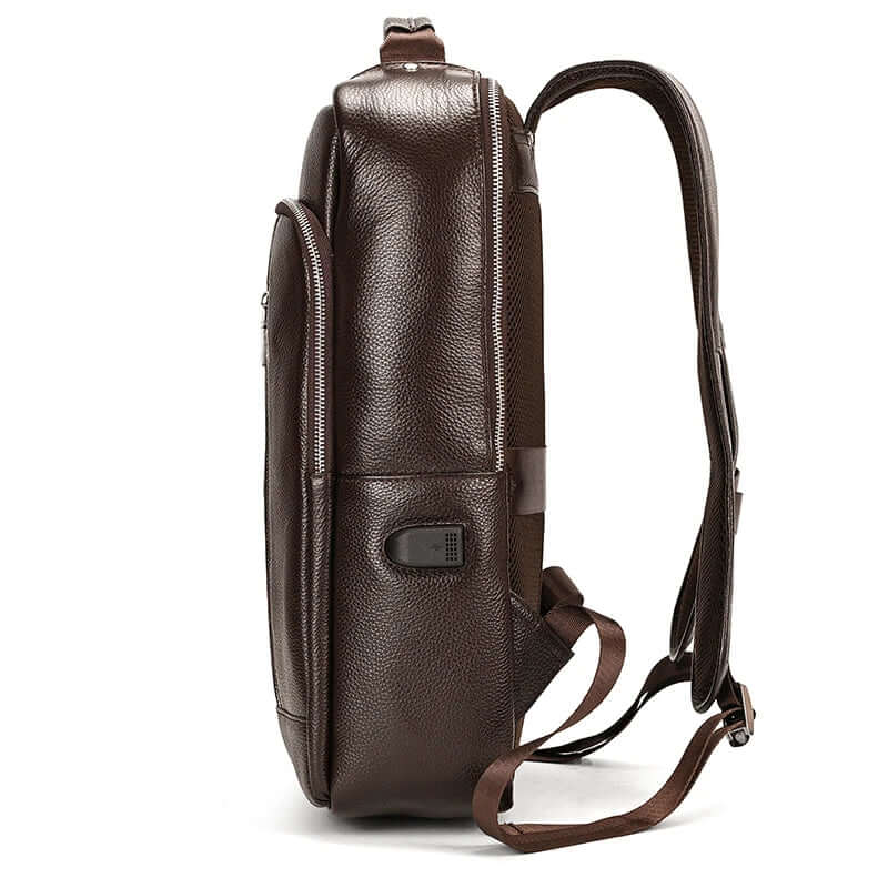 Minimalist Leather Backpack
