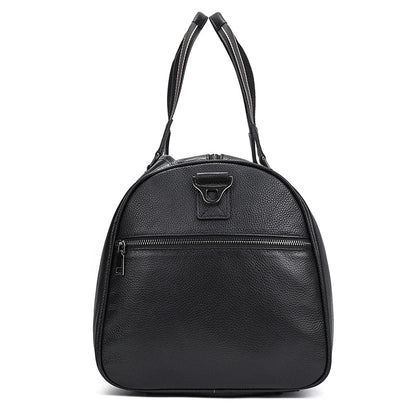 Black Genuine Leather Weekend Bag