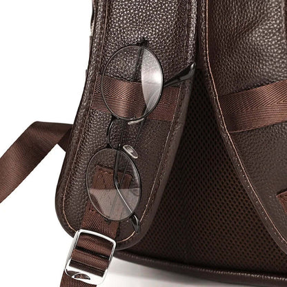 Minimalist Leather Backpack