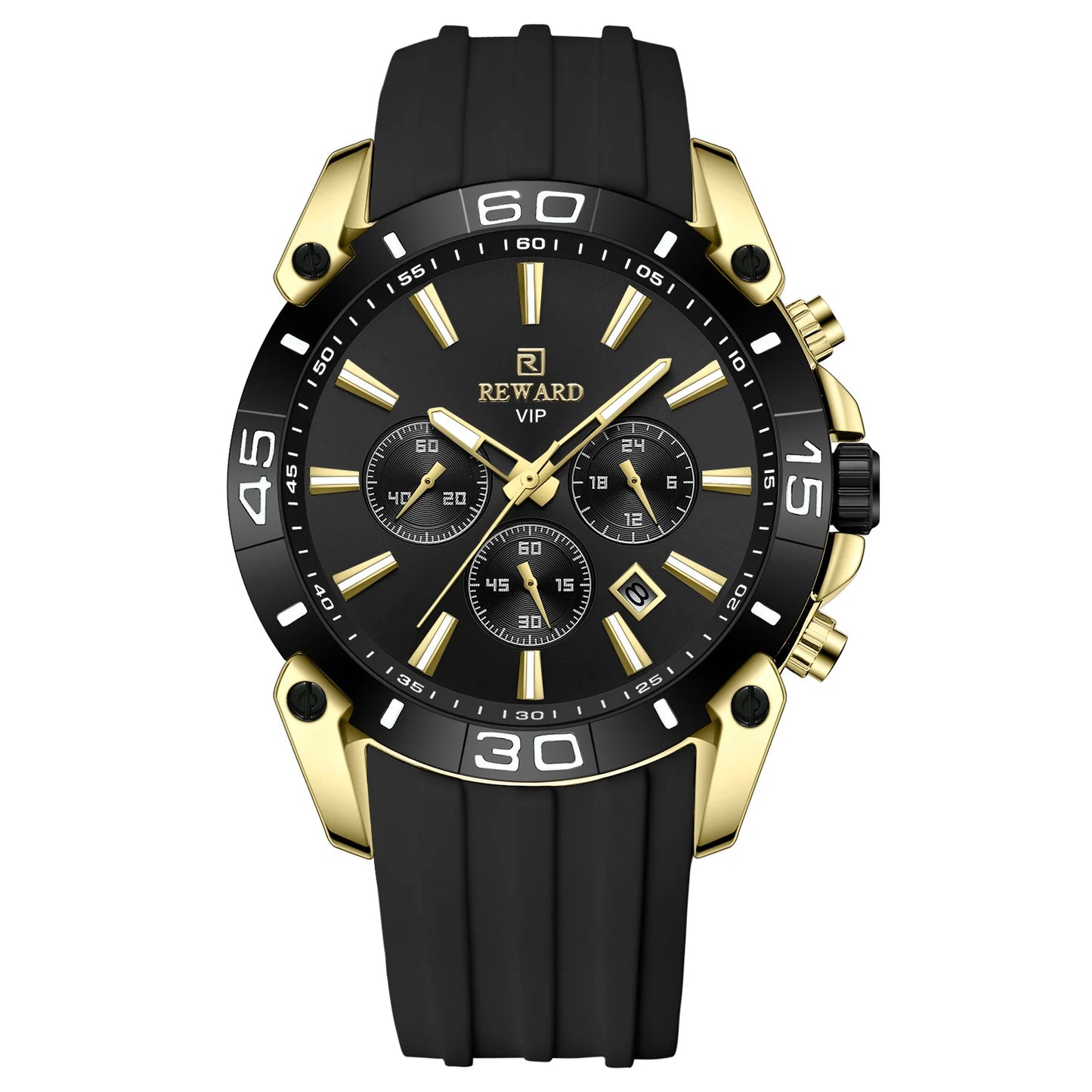 REWARD-Montre-bracelet étanche pour homme, chronographe Shoous, date, nouvelle mode