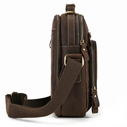 VALTORA™ leren crossbody slingtas