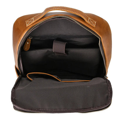 Single ritssluiting 15,6 inch laptop Retro-rugzak