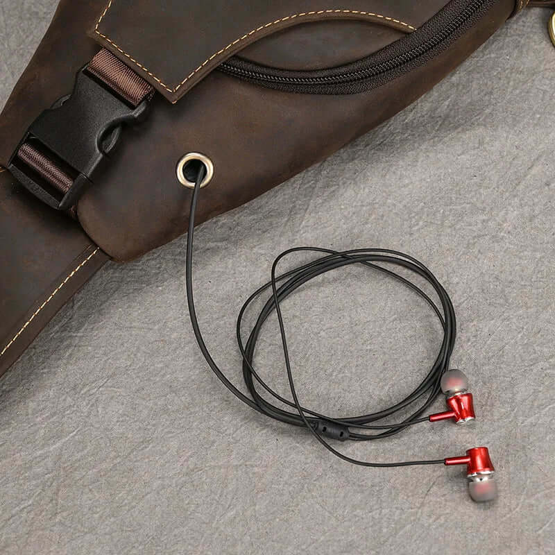 VAREZZA™ Vintage leren schoudertas